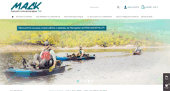 Desktop Screenshot of mack-kayak.com