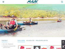 Tablet Screenshot of mack-kayak.com